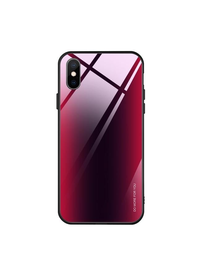 The Bros Case For iPhone X / XS Mocolo Gradient Color Glass Phone Case