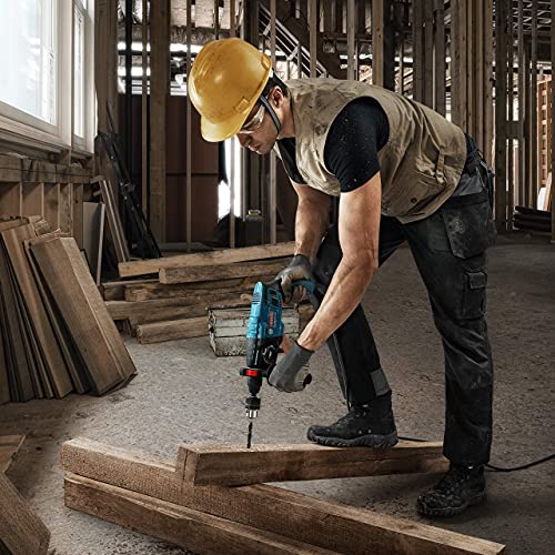 BOSCH بوش GBH 220 مطرقة كهربائية دوارة سلكية مع SDS بلس، 720 واط، 2 جول، 2.3 كجم، 3 أوضاع، للخرسانة، المعدن والخشب + حقيبة حمل، ضمان لمدة سنة من بوش، أزرق - Image 4