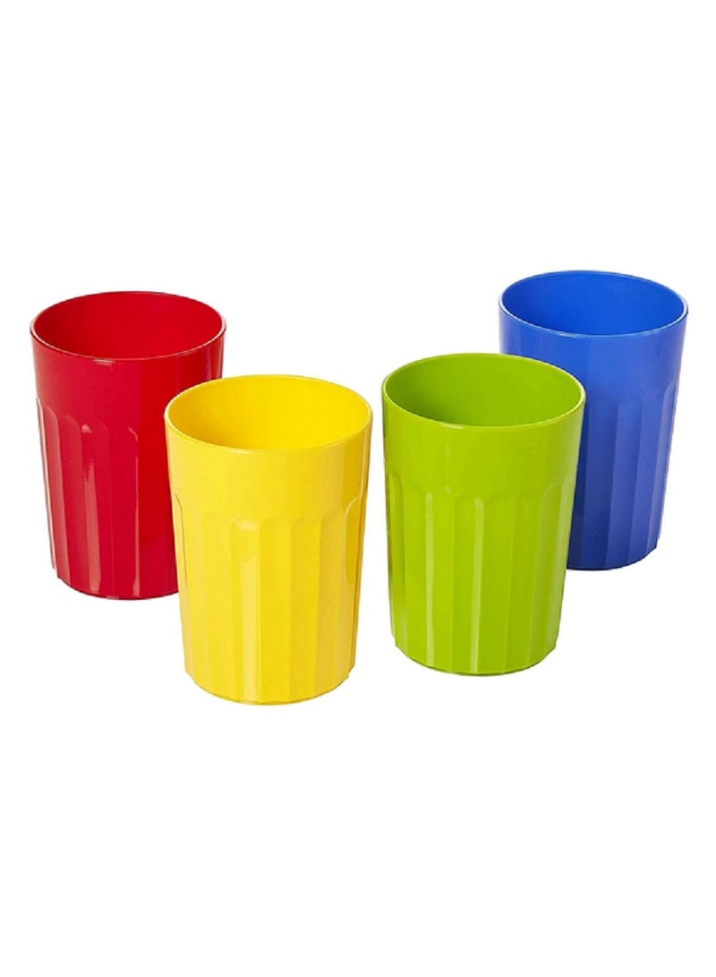 Arrow 4-Piece BPA-Free Durable Dishwasher Safe Kids Tumbler Assorted Color 296ml 29444