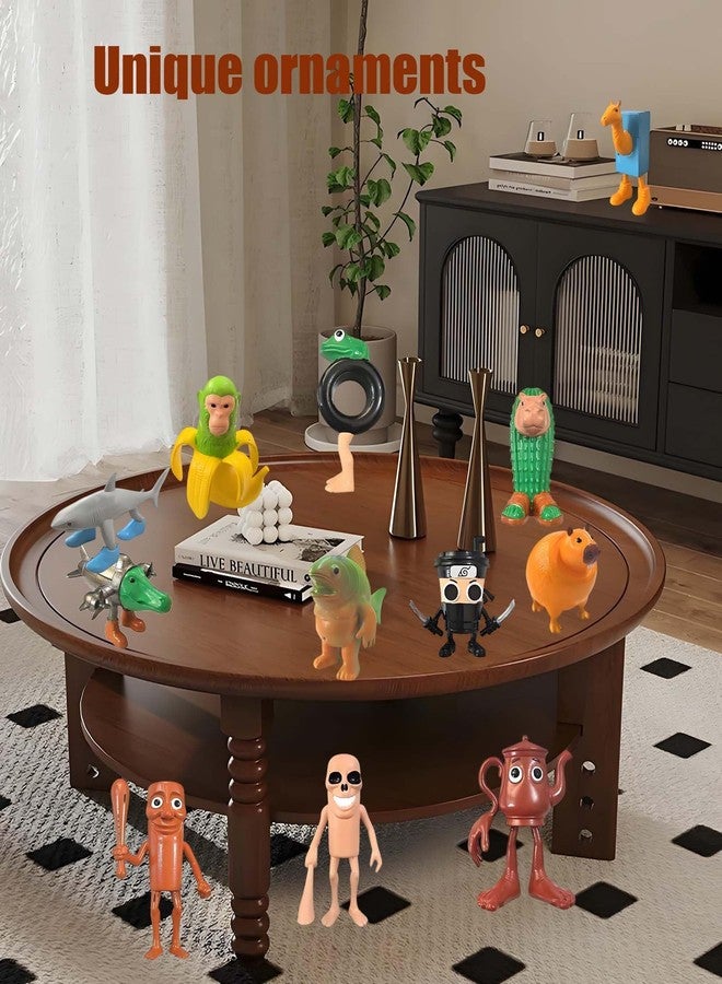 CartHome مجموعة ألعاب CartHome المكونة من 12 قطعة، تتضمن ألعاب Tralalero Tralala وTung Tung Tung Sahur، وهي ألعاب ثلاثية الأبعاد مناسبة للعب في المنزل والمكتب، وهدايا رائعة لمحبي الألعاب. - Image 4