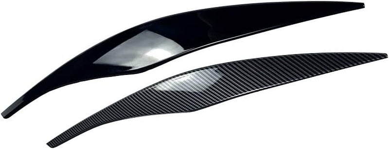 Vuzmode Carbon Fiber Look Headlight Eyebrows for BMW 3 Series - Image 2