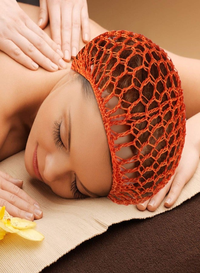 Giugu Mesh Rayon Head Bands - Hair Accessories for Women and Girls, Thick Short Long Hair Covers for Sleeping, Crochet Ornaments (Multicolor) - Image 3