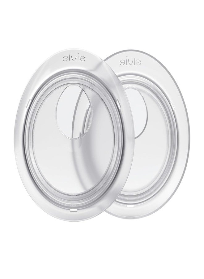 Elvie Catch Milk Collection Shells | Set of Two Discreet Leak-Protection Silicone Cups, Reuse Your Milk| Reusable Breast Shells Collect Up to 1oz | No More Wasted Milk or wasteful Breast Pads - Image 1