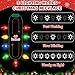 Blowata 9PCS Christmas Light Necklace Light up 3 Modes Christmas Necklace Party Favors Wearable Xmas Lights with 4 Colorful Bulbs Xmas Accessories Ugly Sweater Party Supplies Party Favors - Image 4
