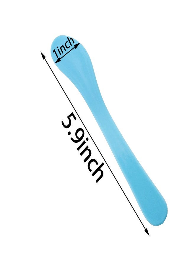 MEETOOT 12pcs Paint Stir Sticks 15cm Reusable Mixing Sticks for Mixing Resin Epoxy Liquid Paint Pour Paint and Fluid Painting 4 Colors (Yellow, Purple, Blue, Pink) - Image 2