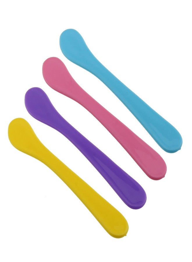 MEETOOT 12pcs Paint Stir Sticks 15cm Reusable Mixing Sticks for Mixing Resin Epoxy Liquid Paint Pour Paint and Fluid Painting 4 Colors (Yellow, Purple, Blue, Pink) - Image 5