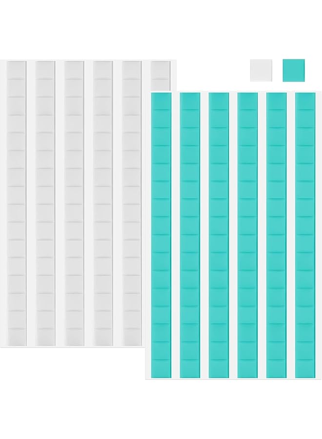 إيروريكس 180 قطعة من معجون التثبيت اللاصق القابل للإزالة، معجون التثبيت الآمن على الحائط، معجون التثبيت اللاصق لتعليق الصور والملصقات والمتاحف الفنية، أبيض وأزرق - Image 1