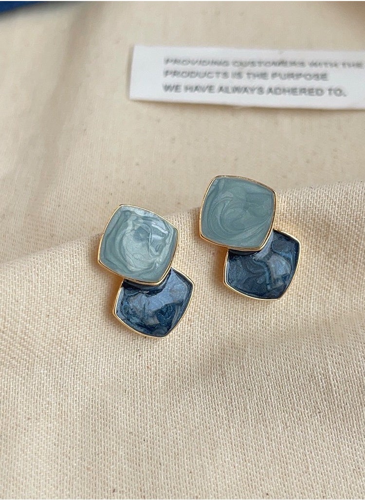 SYNSYB Sparkling Heart/Round/Squre Stud Hypoallergenic Earrings for Women  Jewelry with Gift Box for Wife Mother Girlfriend  - Image 1