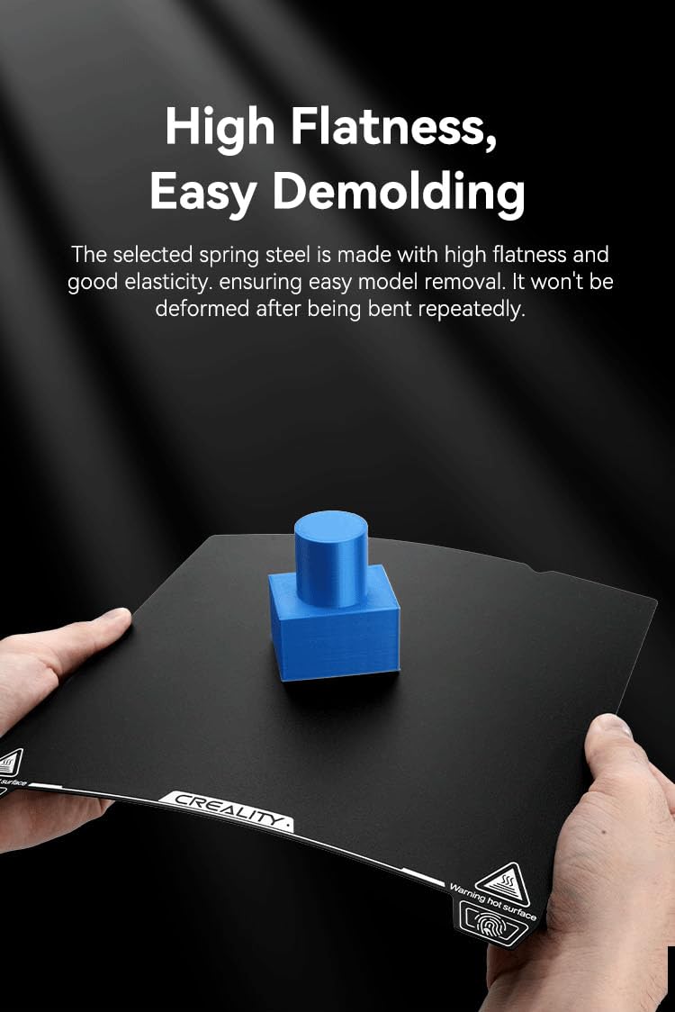 Lokkr Creality K1 Max Epoxy Resin Build Plate Kit (315 * 310mm), Magnetic Flexible Steel Plate, 3D Printer Platform for Ender-3 V3 Plus/CR-10 Smart/Pro/Ender-3 Max/Max Neo/10S PRO/PRO V2/10 V2/V3/CR-X - Image 5
