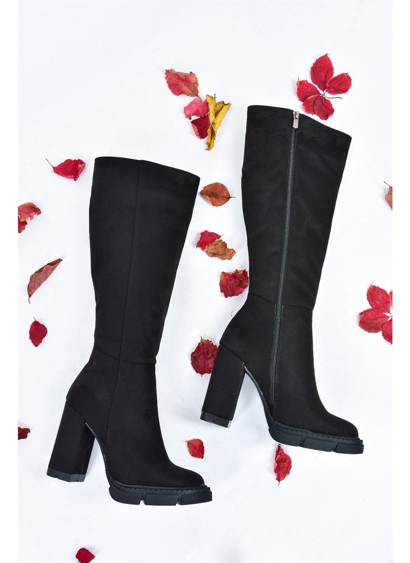Fox Shoes أحذية عالية الكعب من جلد الغزال للنساء L282770102  - Image 2