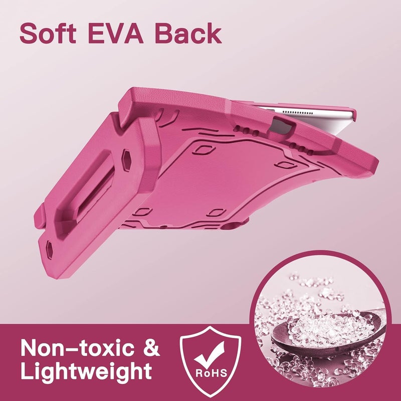 Jetech Kids Case For Ipad 10.2-Inch 9Th/8Th/7Th Generation, 2021/2020/2019 With Built-In Screen Protector, Shockproof Full-Body Handle Stand Tablet Protective Cover Plum - Image 4