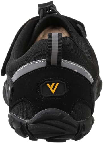 WHITIN Men's Trail Running Shoes Minimalist Barefoot Wide Width Toe Box Gym Workout Fitness Low Zero Drop Parkour Road Breathable Beach Black Size 12 - Image 4