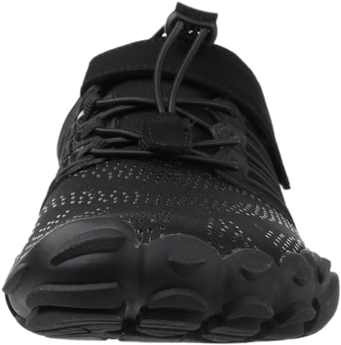 WHITIN Men's Trail Running Shoes Minimalist Barefoot Wide Width Toe Box Gym Workout Fitness Low Zero Drop Parkour Road Breathable Beach Black Size 12 - Image 3