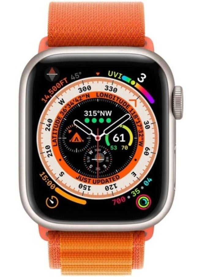 Generic - Alpine Loop Compatible for Apple Watch Band Ultra 49mm 45mm 44mm 42mm, Rugged Nylon Sports Solo Stretch Woven Wristband with Metal Hook, Replacement Strap Compatible with iWatch Series 8/7/6/5/4/3/2/1 - Image 1