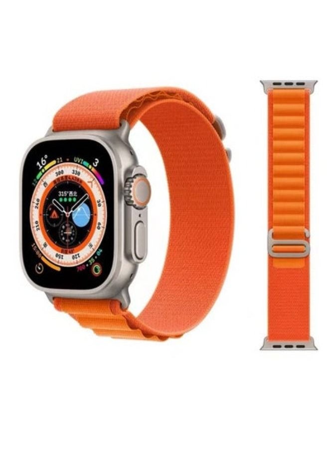 Generic - Alpine Loop Compatible for Apple Watch Band Ultra 49mm 45mm 44mm 42mm, Rugged Nylon Sports Solo Stretch Woven Wristband with Metal Hook, Replacement Strap Compatible with iWatch Series 8/7/6/5/4/3/2/1 - Image 1
