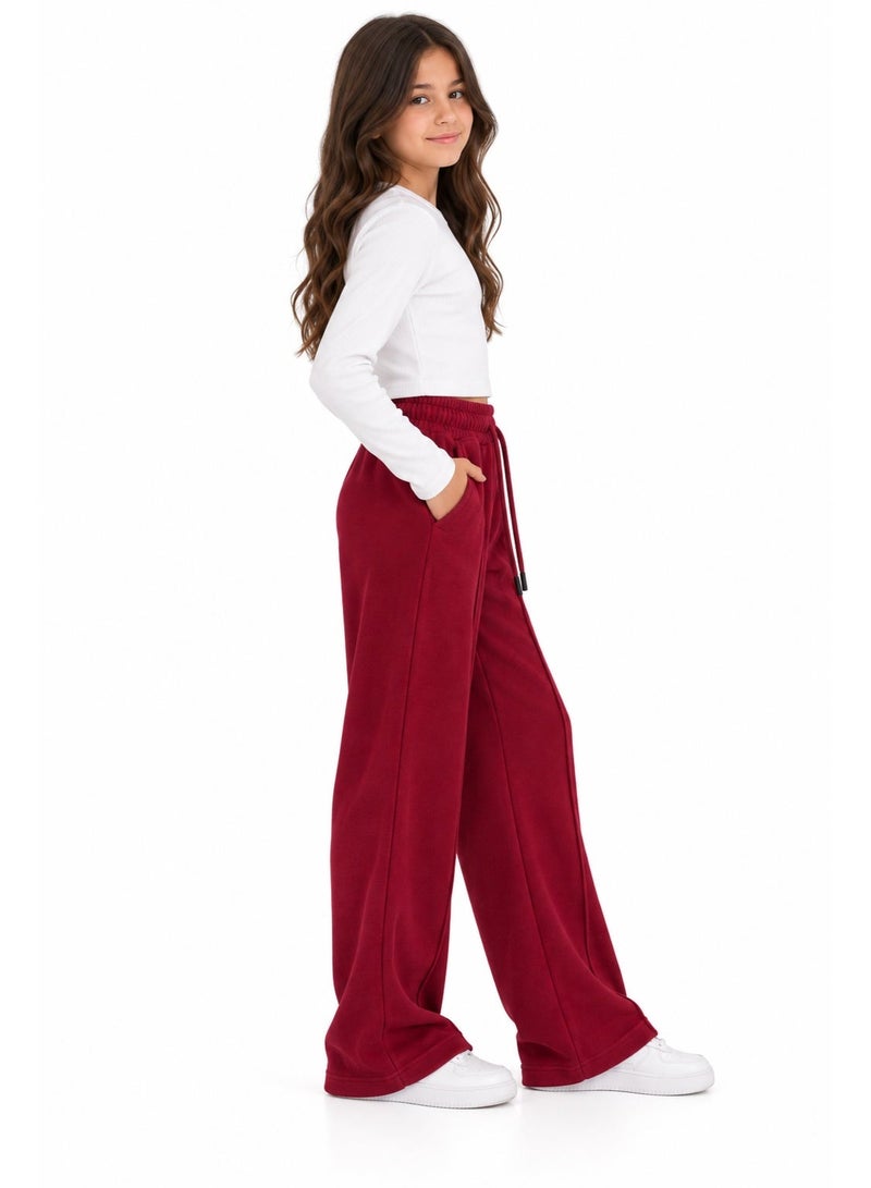 Caesar Girls' wide-leg trousers in Heshira fabric. - Image 3