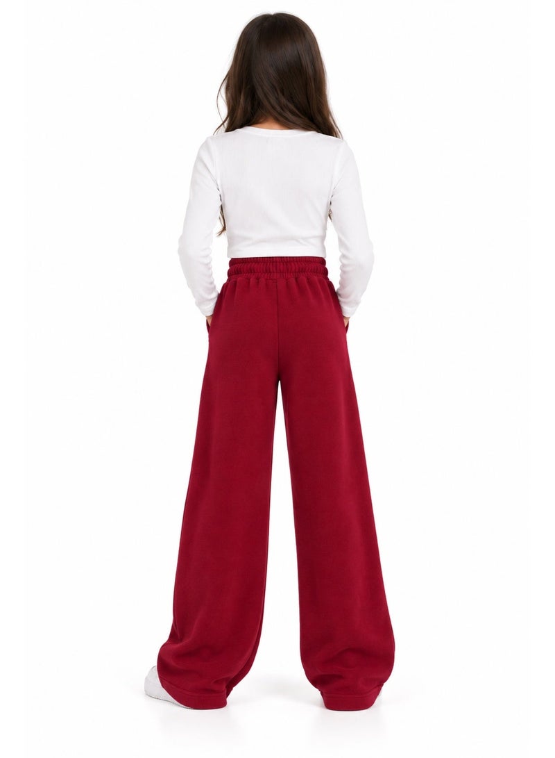Caesar Girls' wide-leg trousers in Heshira fabric. - Image 2