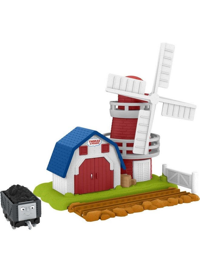 THOMAS & FRIENDS مجموعة لعب طاحونة الهواء توماس وأصدقائه للأطفال في مرحلة ما قبل المدرسة من عمر 3 سنوات وما فوق - Image 1