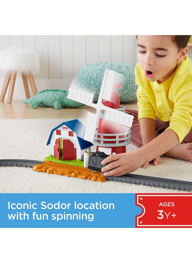 THOMAS & FRIENDS مجموعة لعب طاحونة الهواء توماس وأصدقائه للأطفال في مرحلة ما قبل المدرسة من عمر 3 سنوات وما فوق - Image 2