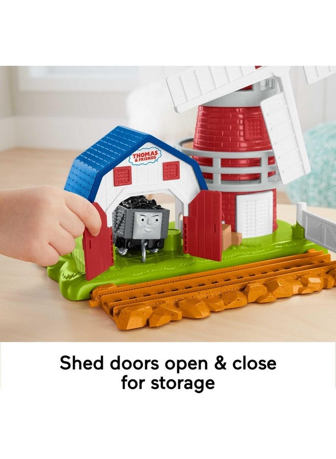 THOMAS & FRIENDS مجموعة لعب طاحونة الهواء توماس وأصدقائه للأطفال في مرحلة ما قبل المدرسة من عمر 3 سنوات وما فوق - Image 5