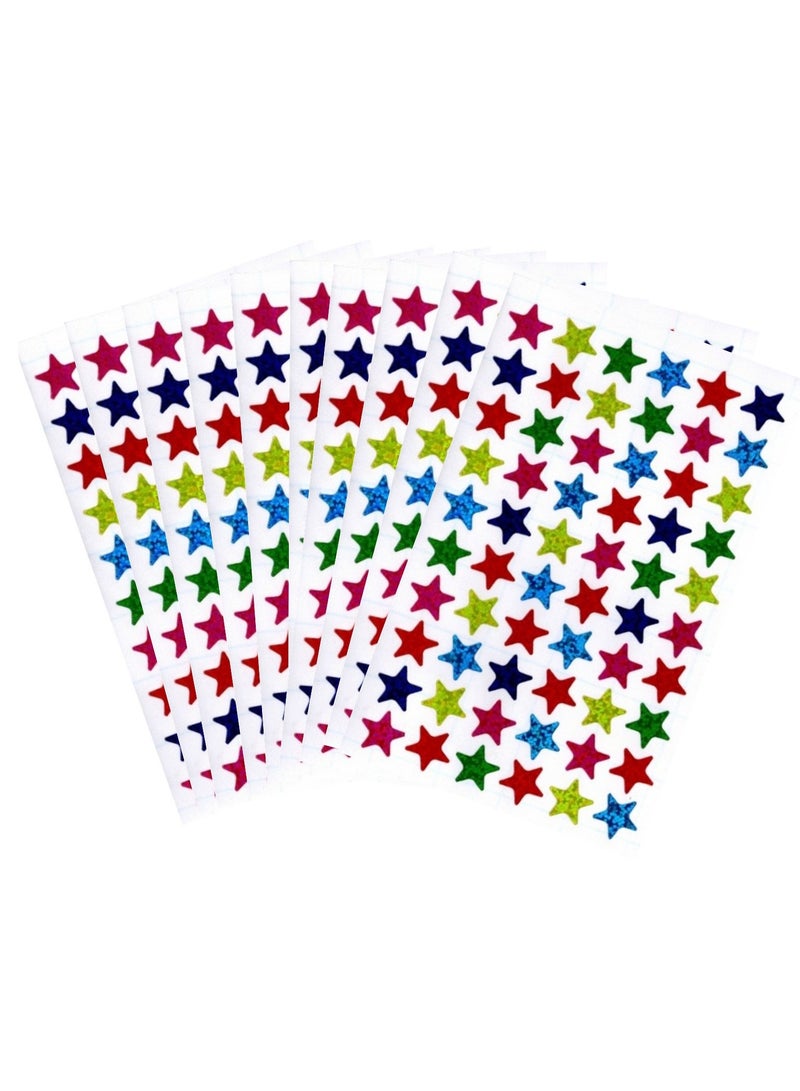 ATKET 600-Piece Star Stickers for Kids Assorted Colours - Image 1