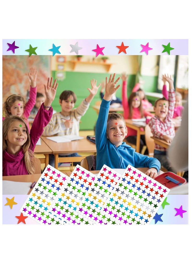 ATKET 600-Piece Star Stickers for Kids Assorted Colours - Image 3