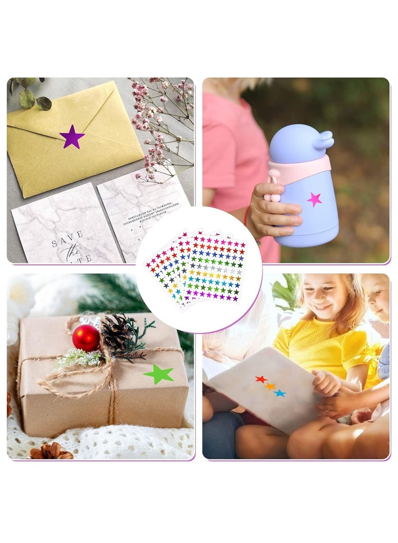 ATKET 600-Piece Star Stickers for Kids Assorted Colours - Image 5