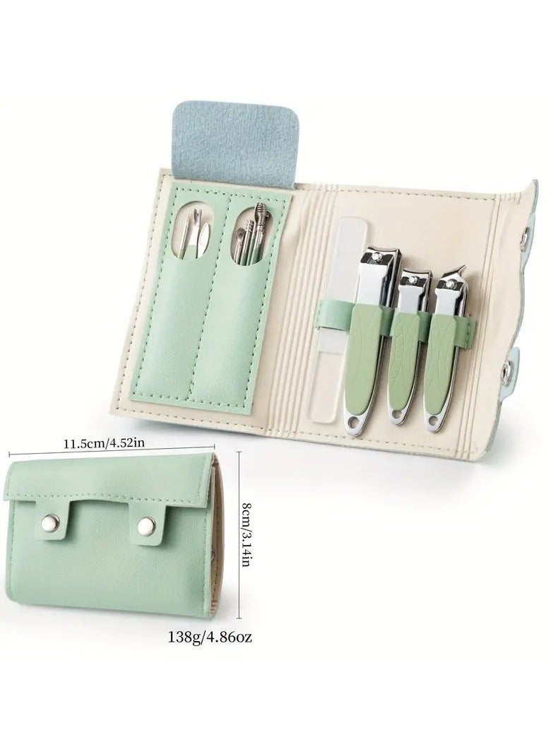 Goolsky 13Pcs Stainless Steel Manicure Set: Professional Grooming Tools for Travel - No Fragrance, Battery-Free - Image 1