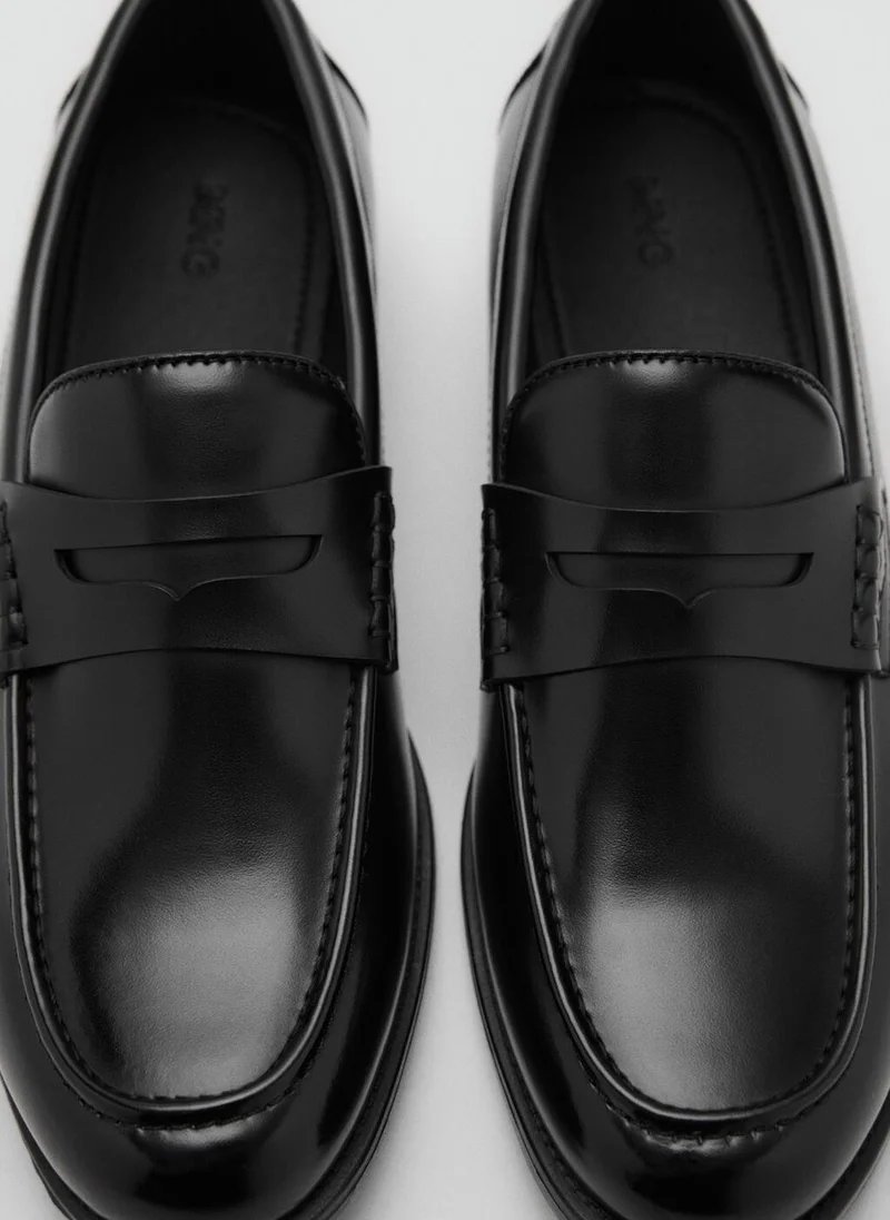 Mango Man  Nappa leather-effect moccasins for Men | Best Price UAE