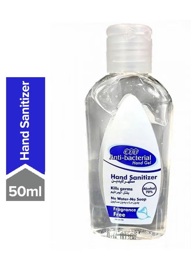 Eva Eva Hand Gel Sanitizer Clear 50ml 