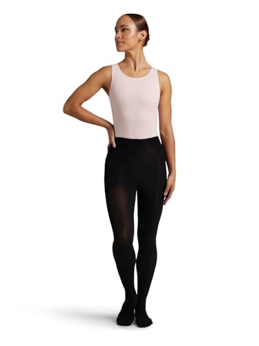Capezio Womens Ultra Soft Self Knit Waistband Transition Tight, Black, Small-Medium US - Image 5