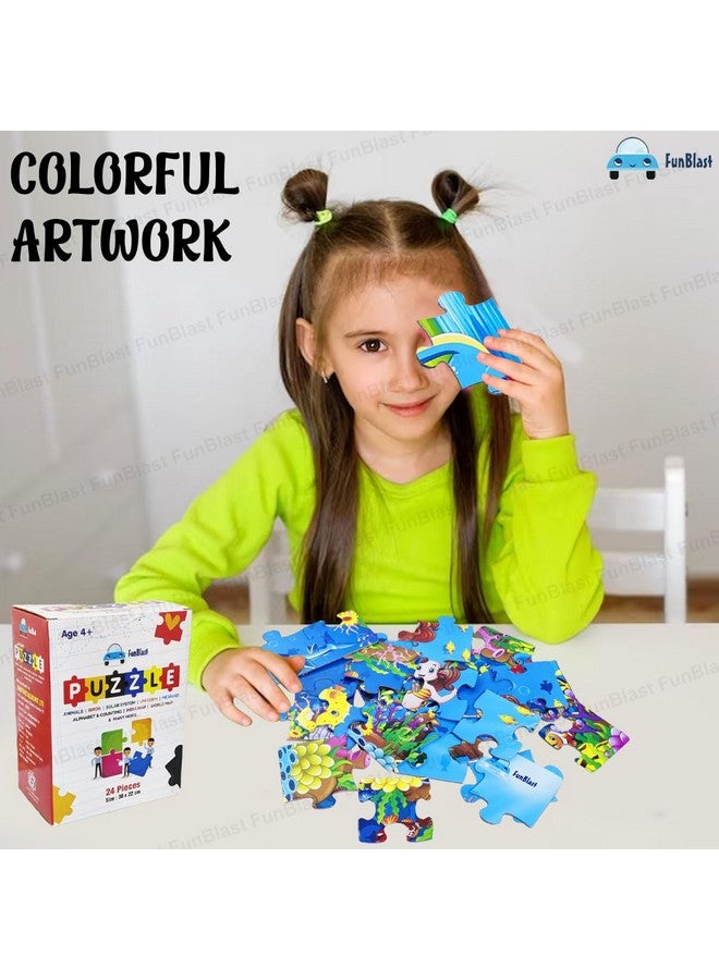 FunBlast Little Mermaid Jigsaw Puzzle for 4+ Year Old Kids, Jigsaw Puzzle for Kids 24 Pcs (Multicolor) - Image 4