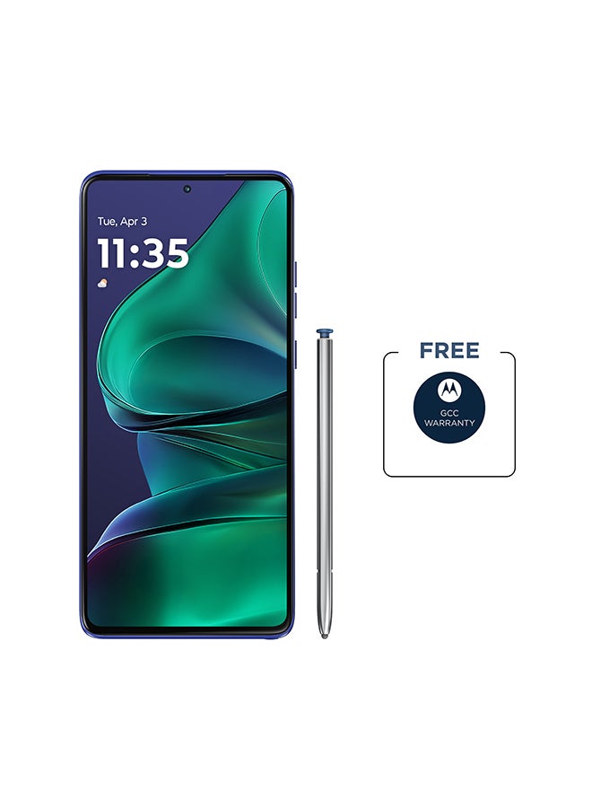 Motorola Edge 60 Stylus 5G Dual SIM PANTONE Surf the web (Blue) 8GB RAM 256GB - Middle East Version - Image 2