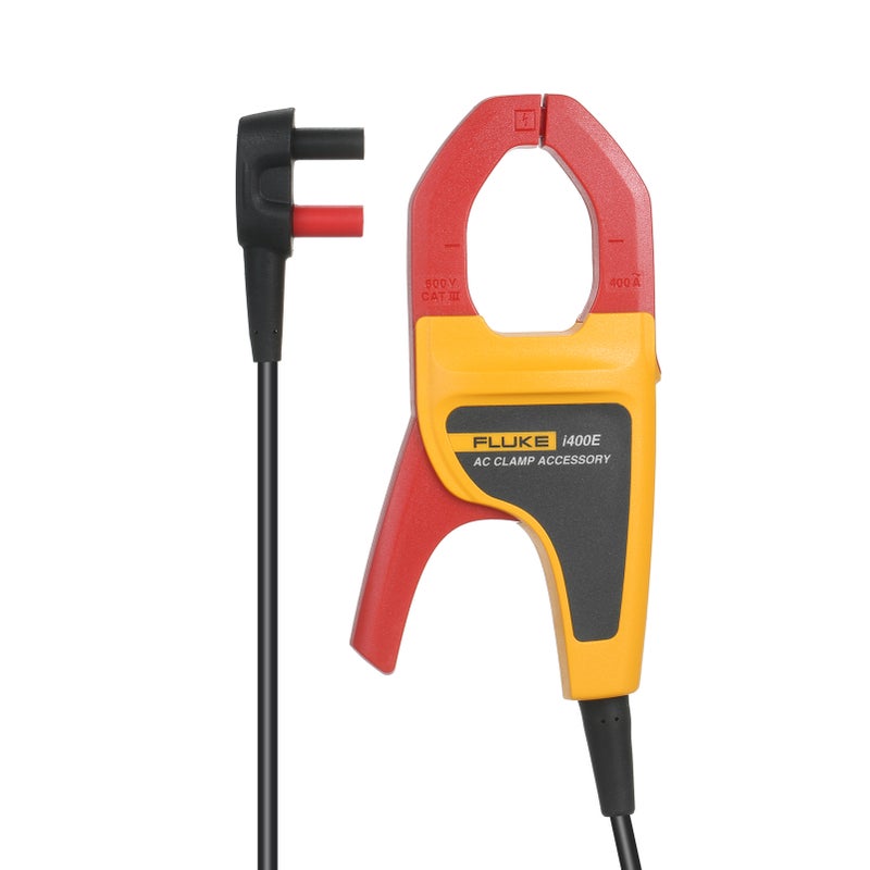 FLUKE i400E AC Current Clamp Meter with Dual Banana Jack 1A~400A AC Current Range 5Hz~20kHz Bandwidth - Image 3