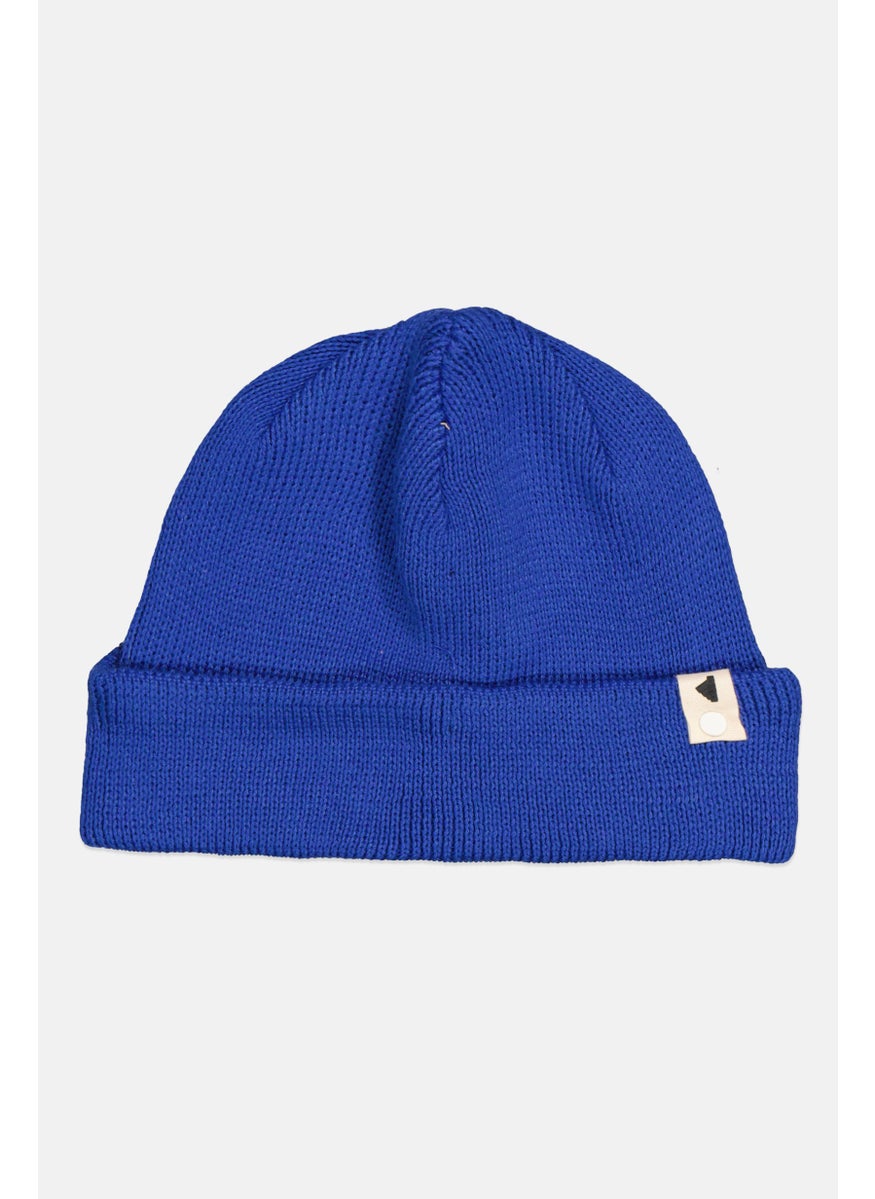 Adidas Men Brand Logo Beanie, Blue  - Image 1