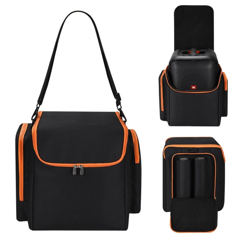 LaiMoney Travel Case Portable Tote Bag for JBL PartyBox Encore Essential Bluetooth Speaker Multifunctional Storage Bag Portable Party Speaker Case with Microphone Storage Bag - Image 2