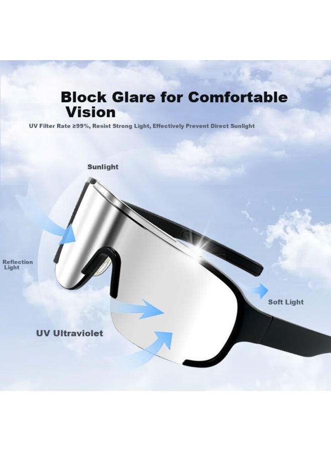 Gogosoon Cycling Gl Windproof Sand Outdoor Sungl Uv Protection Mountain Climbing Goggles Round Face Aviator - Image 4