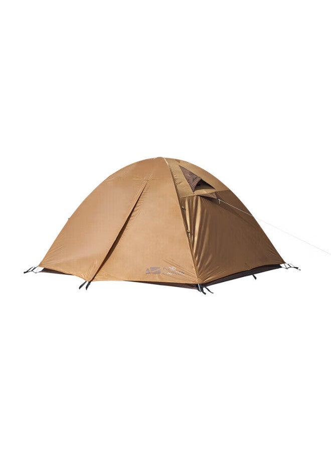 Mobigarden Tent, Outdoor Camping Hiking Windproof And Rainproof Three-person Tent, Lengshan 3 Nxzqu61008, Warm Sand Color - Image 4