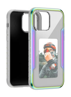 DIY E-Ink Magnetic Phone Case for iPhone 15 Pro Max APP Operation Smart Photo Rear Projection Customiza Phone Case Instantly Display Photos On The Ink Screen Back Cover