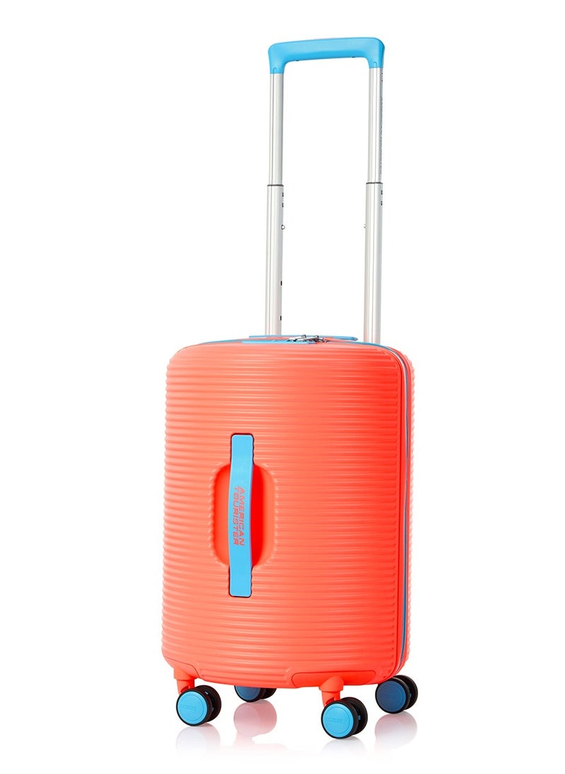 AMERICAN TOURISTER ROLLIO SPN 52/81 Coral Orange-Cabin size Hard Luggage  - Image 1
