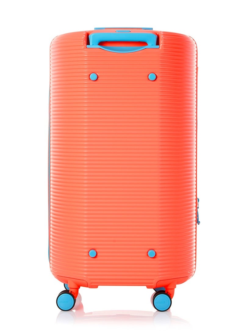 AMERICAN TOURISTER ROLLIO SPN 52/81 Coral Orange-Cabin size Hard Luggage  - Image 3