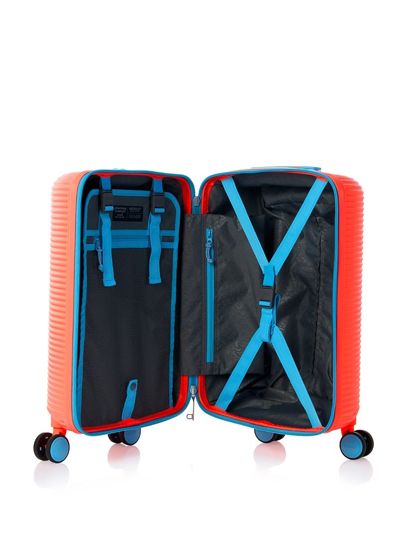 AMERICAN TOURISTER ROLLIO SPN 52/81 Coral Orange-Cabin size Hard Luggage  - Image 4
