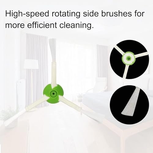 ECOMAID Replacement Kits Accessories for iRobot Roomba i7 i7+ j7 j7+ j8+ i1 i2 i3 i3+ i4 i4+ i6 i6+ i8 i8+ /Plus E5 E6 E7 Vacuum Cleaner, Include Multi-Surface Rubber Brushes, Vacuum Filters and Side Brushes - Image 3