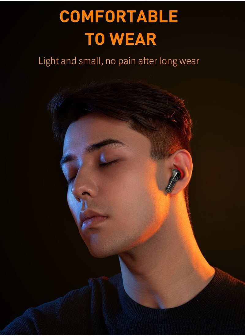 LANEX Lanix Bluetooth Earphone Black Stylish Transparent Model 3X  - Image 4