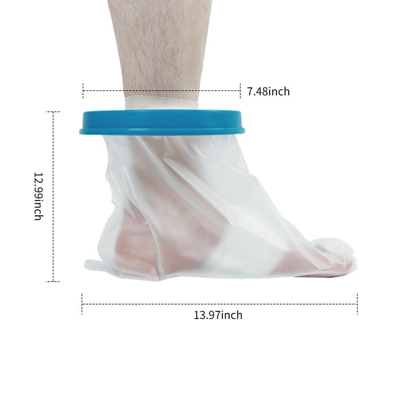 Arm Cast Cover Adult Waterproof Reusable Leg Hand Foot Ankle Knee Cast Protector Covers Cast Wound Dressing Bandages Dry Protector for Shower Bath Beach - Image 4