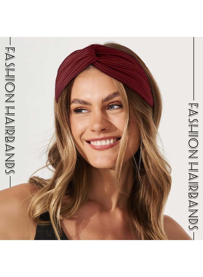 Mitoy 8 Pcs Headbands for Women, Stretchy Headbands - Image 4