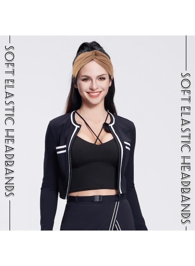 Mitoy 8 Pcs Headbands for Women, Stretchy Headbands - Image 5