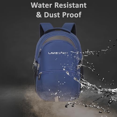 Lavie Sport 48cm Titan 29 litres Casual Backpack with Laptop Sleeve for Men & Women | Rain Cover Backpack for Boys & Girls - Image 5