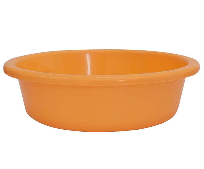 Kuber Industries Kuber Industries Multiuses Unbreakable Plastic Knead Dough Basket/Basin Bowl For Home & Kitchen 6 Ltr- Pack of 2 (Yellow & White)  - Image 2