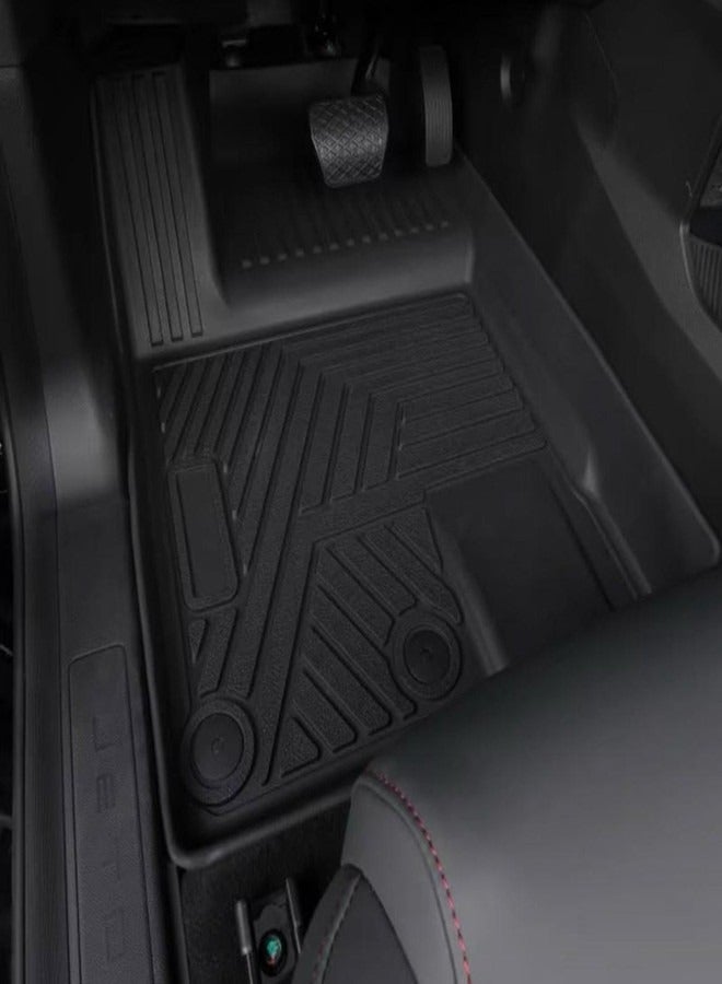 Generic Jetour T2 Traveler Custom Fit Floor And Trunk Mats, 5d Floor Mats And Cargo Trunk Mat for Jetour T2 Traveler, Heavy Duty Mats, Full Set  - Image 3